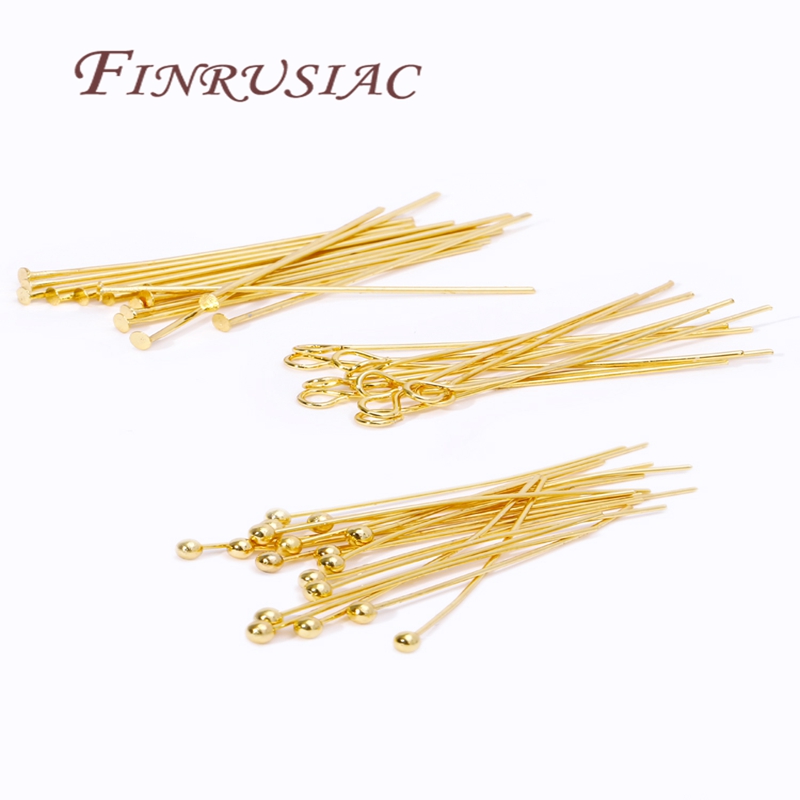 50Pcs 20-50mm 골드 도금 핀 쥬얼리 아이 핀 - Jewelry Making Drill 리뷰 및 가격