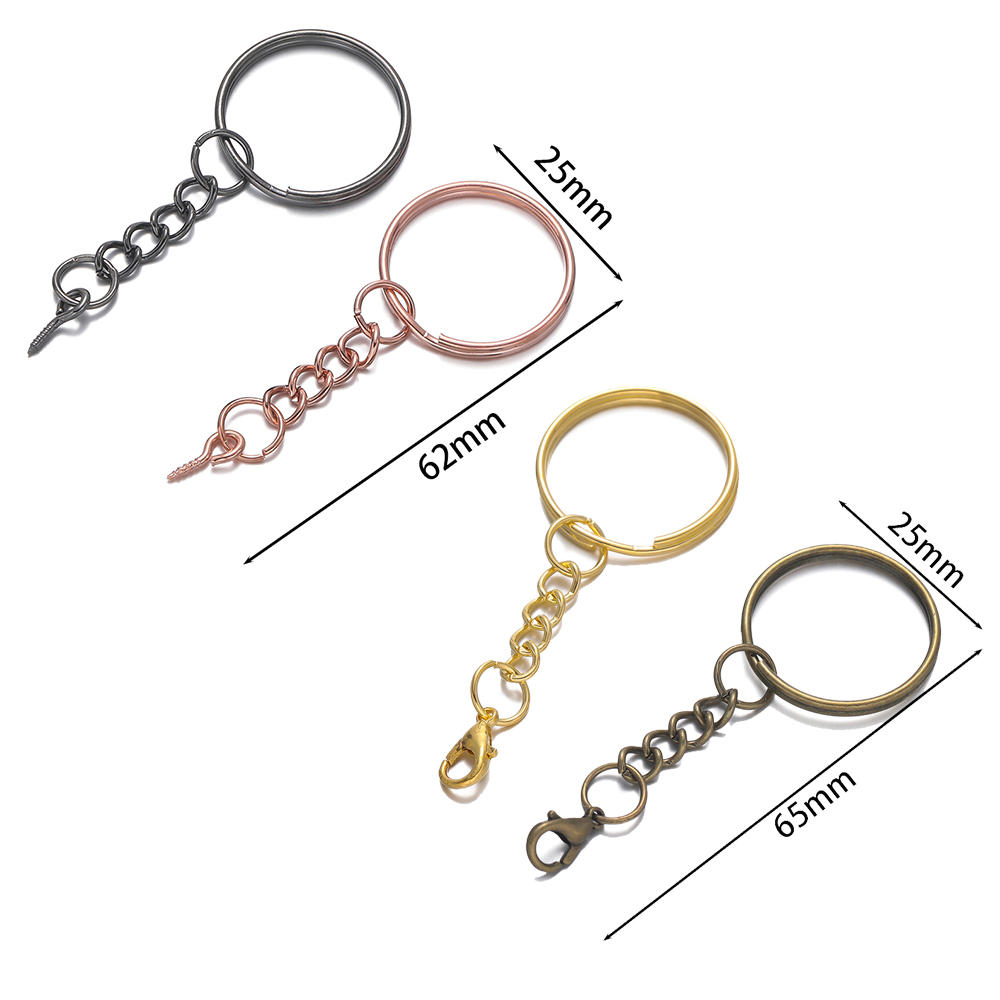 10개/세트 25mm 스크류 아이 핀 키체인 키링, 아 - Jewelry Making Drill 리뷰 및 가격