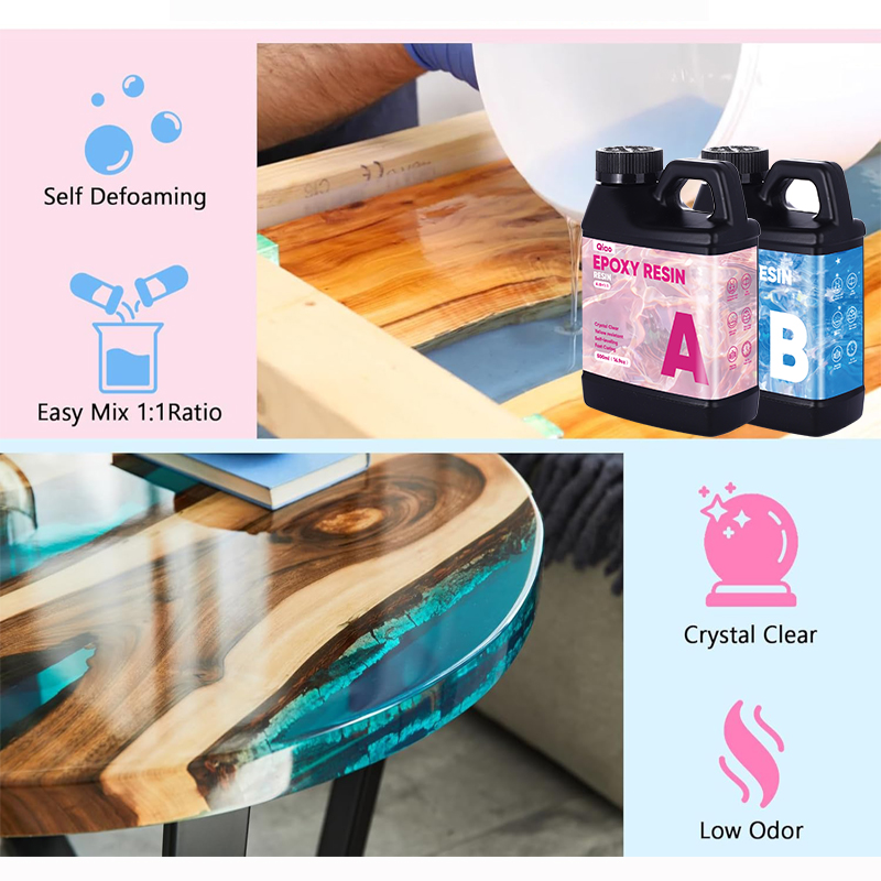 크리스탈 클리어 1:1 에폭시 레진 키트 – 레진 아트 - Jewelry Making Table 리뷰 및 가격
