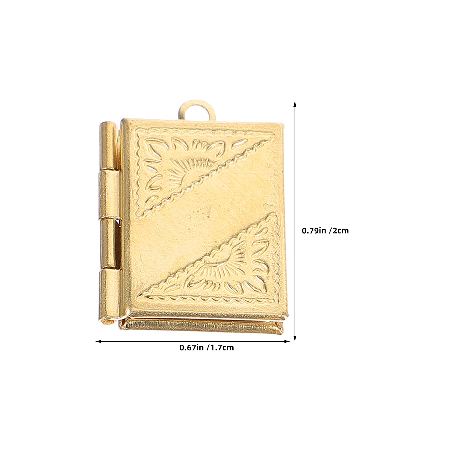 20개 구리 책 사진 프레임 로켓 참 장식품, 직사각형 - Jewelry Making Books 리뷰 및 가격